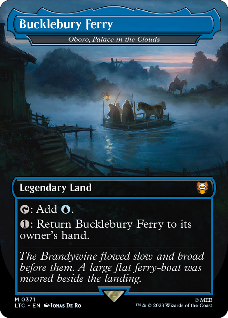 Bucklebury Ferry - Oboro, Palace in the Clouds - Tales of Middle-earth Commander / Bucklebury Ferry (Borderless)