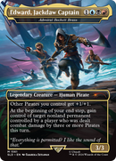 Edward, Jackdaw Captain - Admiral Beckett Brass - Secret Lair Drop / Edward, Jackdaw Captain (Borderless)