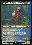 Gor Muldrak, Amphinologist (Foil Etched) [Commander Legends] Foil
