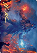 Aegar, the Freezing Flame Art Card (Gold-Stamped Signature) - Art Series: Kaldheim