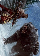 Blizzard Brawl Art Card (Gold-Stamped Signature) - Art Series: Kaldheim