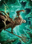 Draugr Necromancer Art Card (Gold-Stamped Signature) [Art Series: Kaldheim]