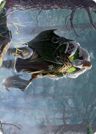 Fynn, the Fangbearer Art Card (Gold-Stamped Signature) [Art Series: Kaldheim]