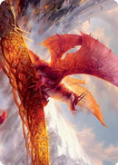 Goldspan Dragon Art Card (Gold-Stamped Signature) [Art Series: Kaldheim]