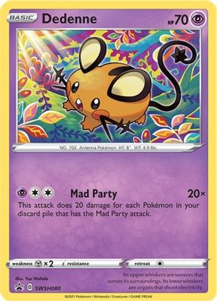 Dedenne - SWSH080 [SWSH Sword & Shield Promo Cards] - Holofoil