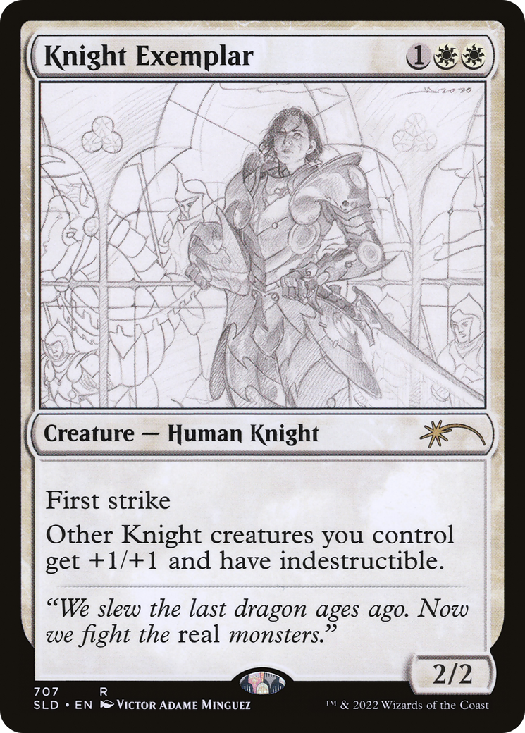 Knight Exemplar (707) [Secret Lair Drop]