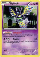 Sigilyph - 52/124 (Cosmos Holo) [Blister Exclusives] - Holofoil
