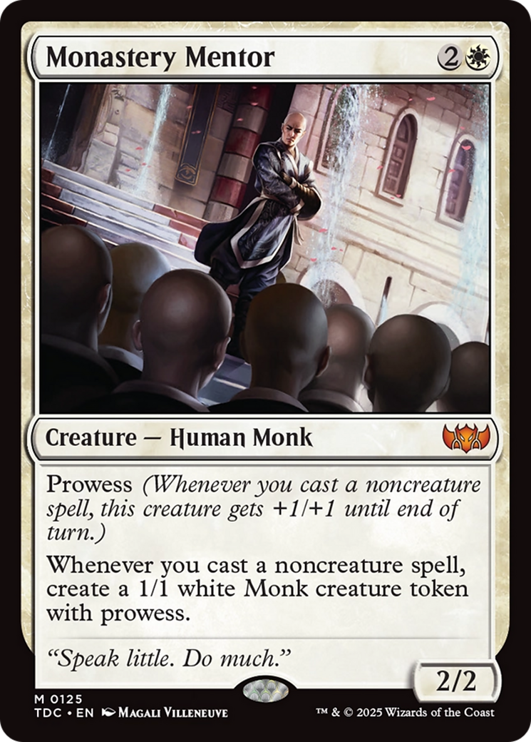 Monastery Mentor - [Commander: Tarkir: Dragonstorm]
