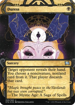 Duress (Foil Etched) [Strixhaven: Mystical Archive]