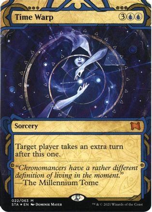 Time Warp (Foil Etched) [Strixhaven: School of Mages Mystical Archive]