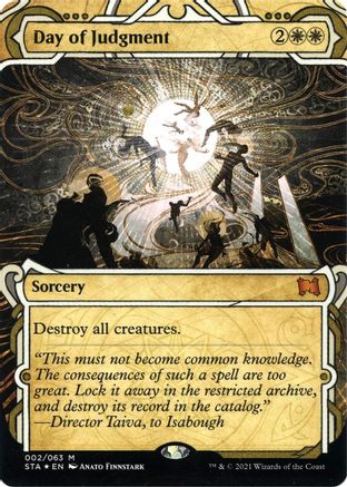 Day of Judgment (Foil Etched) (Borderless) [Strixhaven Mystical Archive] Foil