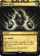 Dark Ritual (Foil Etched) (Borderless) [Strixhaven Mystical Archive] Foil