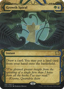 Growth Spiral (Foil Etched) (Borderless) [Strixhaven Mystical Archive] Foil