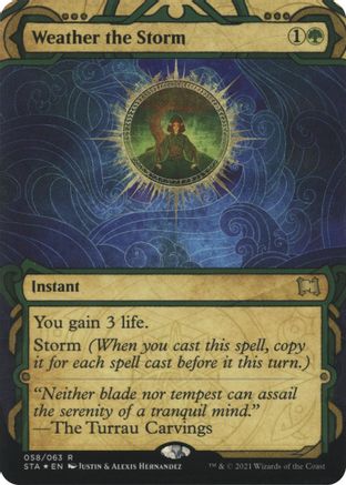 Weather the Storm (Foil Etched) [Strixhaven: School of Mages Mystical Archive]