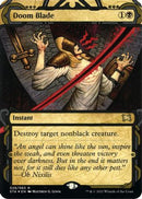 Doom Blade (Foil Etched) (Borderless) [Strixhaven Mystical Archive] Foil