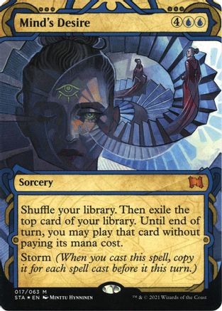 Mind's Desire (Foil Etched) [Strixhaven: Mystical Archive]