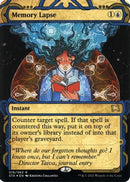 Memory Lapse (Foil Etched) - [Strixhaven Mystical Archive] (Borderless) Foil