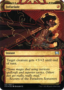 Infuriate (Foil Etched) (Borderless) [Strixhaven Mystical Archive] Foil