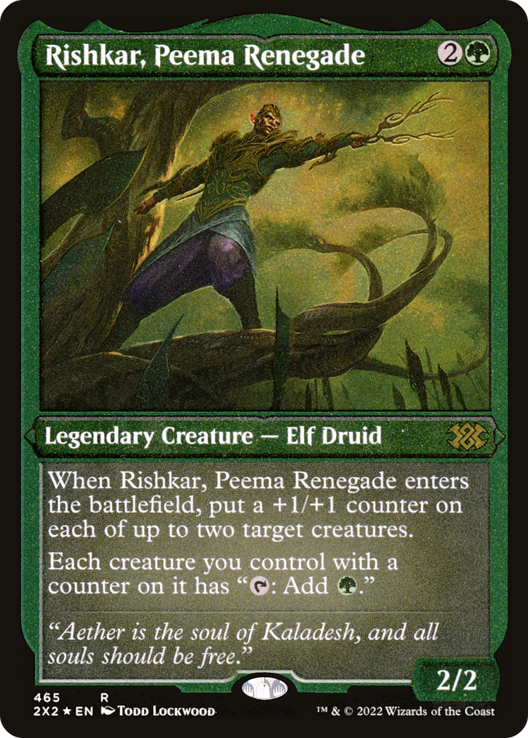 Rishkar, Peema Renegade (Foil Etched) - [Double Masters 2022] Foil
