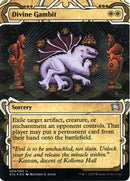 Divine Gambit (Foil Etched) (Borderless) [Strixhaven Mystical Archive] Foil
