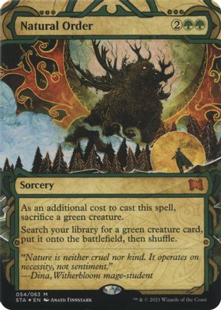 Natural Order (Foil Etched) [Strixhaven: Mystical Archive]