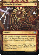 Claim the Firstborn (Foil Etched) [Strixhaven: School of Mages Mystical Archive]