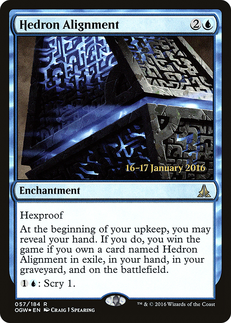Hedron Alignment [Oath of the Gatewatch Promos] Foil