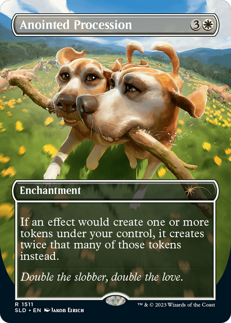 Anointed Procession [Secret Lair Drop] (Borderless) Foil