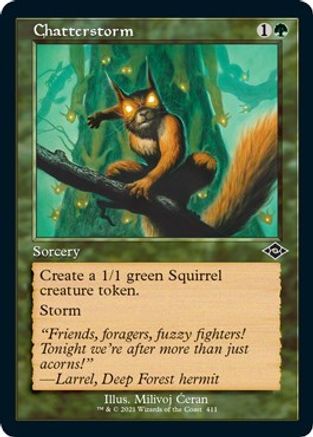 Chatterstorm (Retro Frame) (Foil Etched) - Modern Horizons 2 Foil