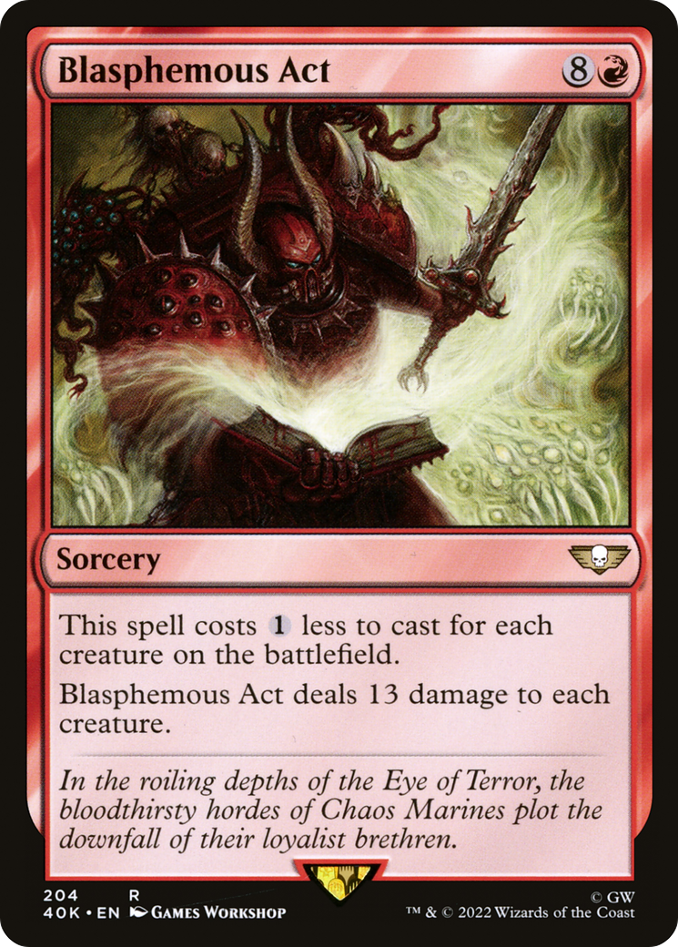 Blasphemous Act - [Warhammer 40,000 Commander]
