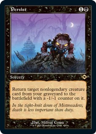 Persist (Retro Frame) (Foil Etched) [Modern Horizons 2] Foil