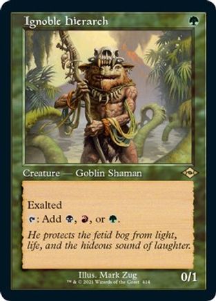 Ignoble Hierarch (Retro Frame) (Foil Etched) [Modern Horizons 2] Foil