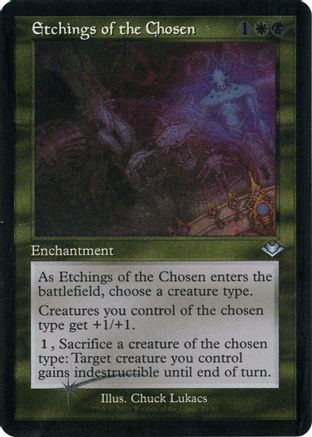 Etchings of the Chosen (Retro Frame) (Foil Etched) [Modern Horizons] Foil