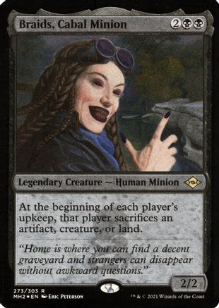 Braids, Cabal Minion (Foil Etched) - Modern Horizons 2 Foil
