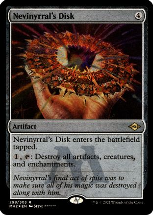 Nevinyrral's Disk (Foil Etched) [Modern Horizons 2] Foil