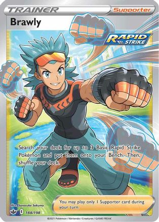 Brawly - 188/198 (Full Art) [SWSH06: Chilling Reign] - Holofoil