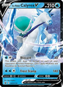 Ice Rider Calyrex V - SWSH130 [SWSH Sword & Shield Promo Cards] - Holofoil