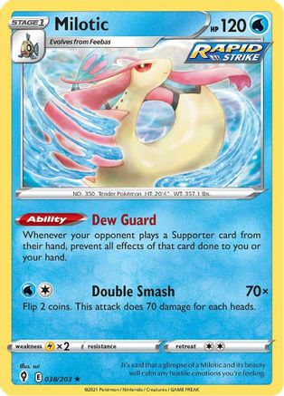 Milotic - 38/203 [SWSH07: Evolving Skies]