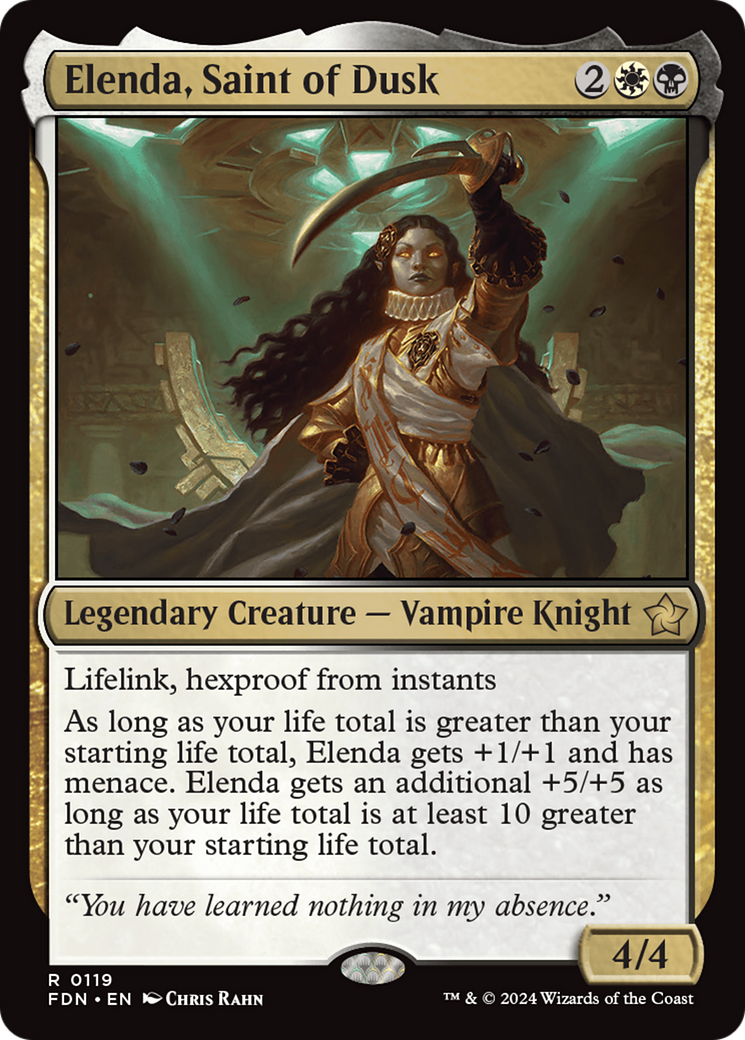 Elenda, Saint of Dusk - Foundations