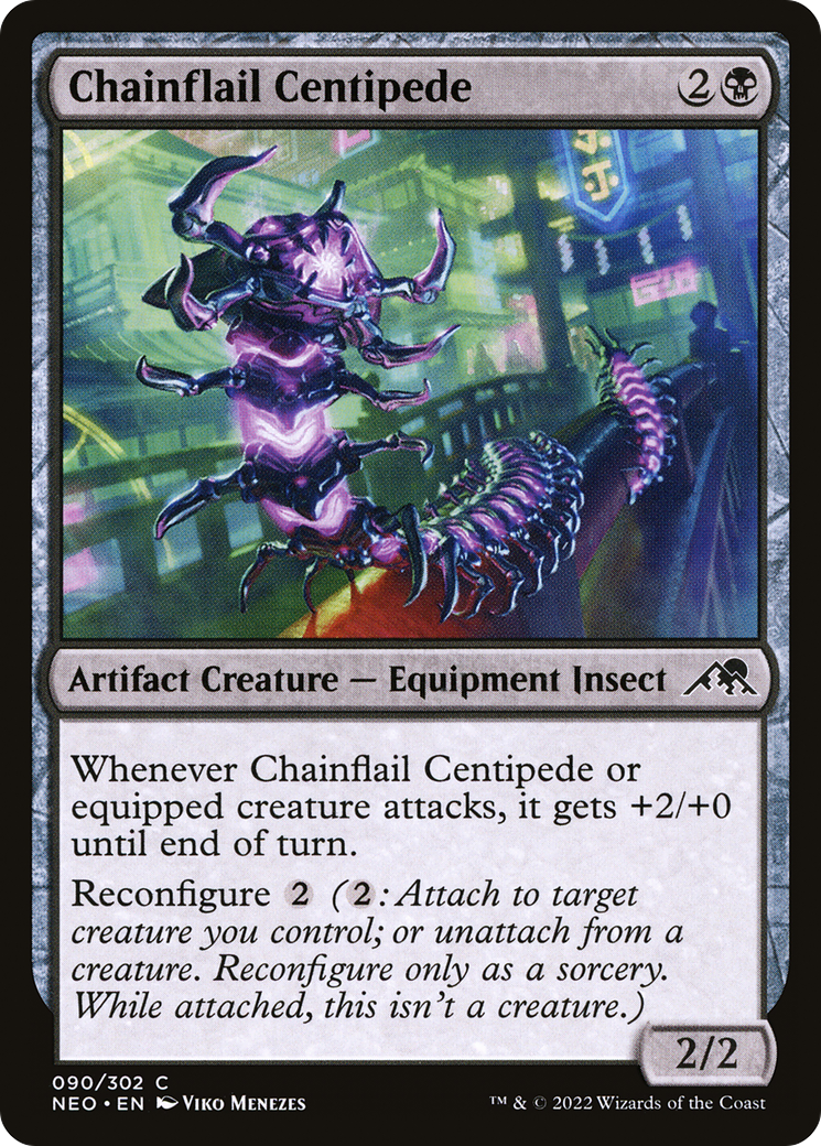 Chainflail Centipede - Kamigawa: Neon Dynasty