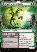 Disruptive Stormbrood (Showcase): (Showcase) [Tarkir: Dragonstorm]