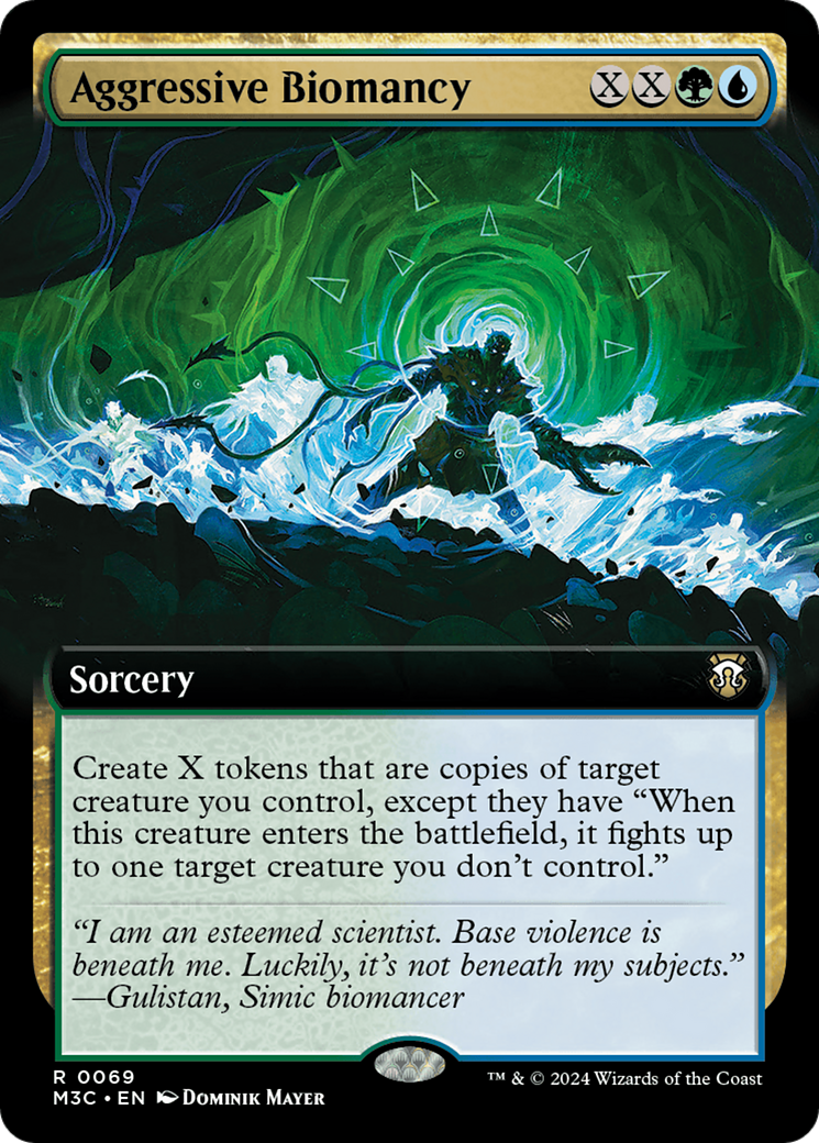 Aggressive Biomancy (Extended Art) - Modern Horizons 3 Commander: (Extended Art)