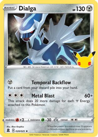 Dialga - 20/025 [SWSH Celebrations] - Holofoil