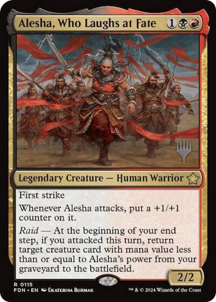 Alesha, Who Laughs at Fate - Foundations Promos