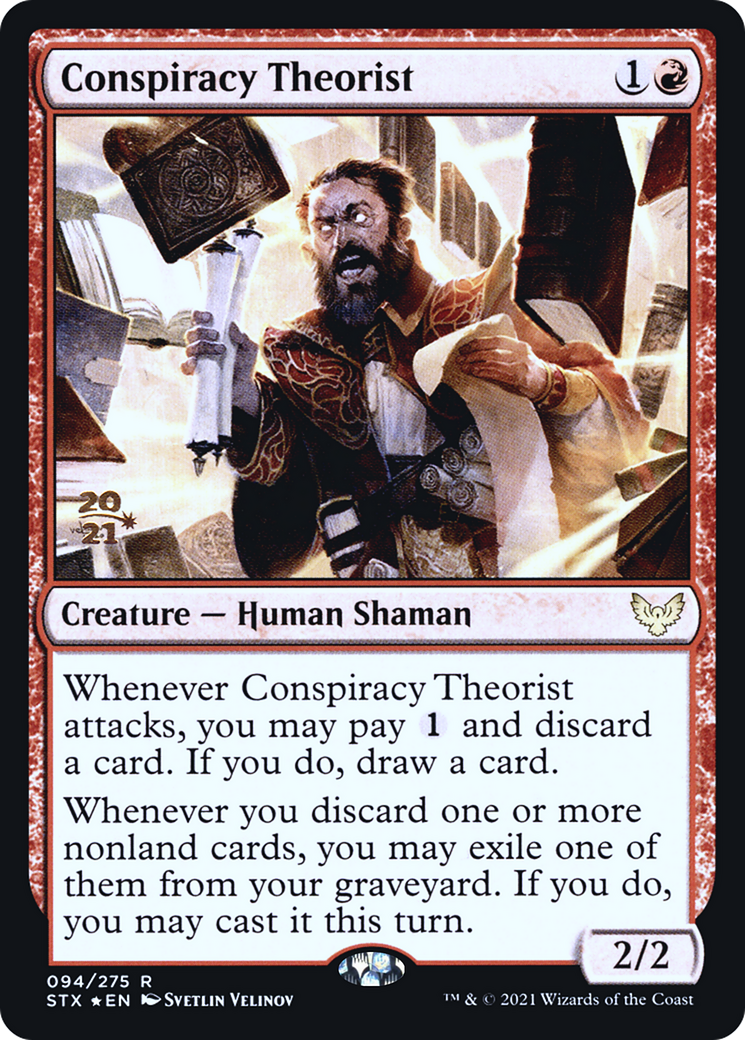 Conspiracy Theorist [Strixhaven: School of Mages Promos] Foil
