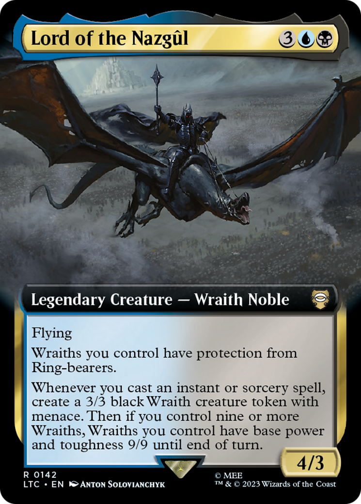 Lord of the Nazgul (Extended Art) - [Tales of Middle-earth Commander]: (Extended Art)