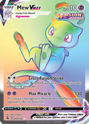 Mew VMAX - 268/264 (Secret) [SWSH08: Fusion Strike] - Holofoil