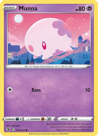 Munna - 121/264 [SWSH08: Fusion Strike]
