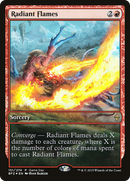 Radiant Flames (Game Day) [Battle for Zendikar Promos]