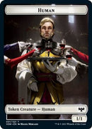 Human (001) // Vampire (016) Double-Sided Token [Innistrad: Crimson Vow] Foil
